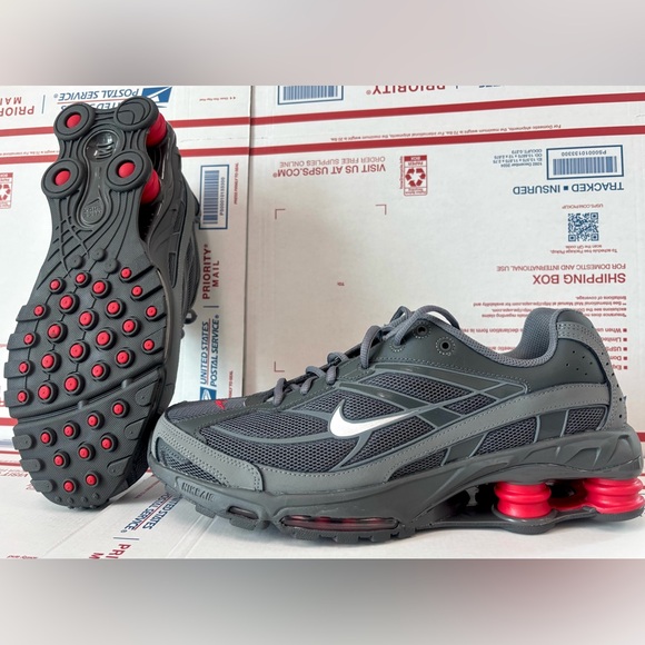 Nike Other - Nike Shox Ride 2 🔥 Smoke Gray Red Running Athletic Sneakers IM5999-084 9.5 10 11